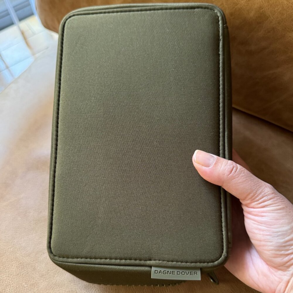Dagne Dover Arlo Olive Green Tech Organizer Travel Pouch - Picture 3 of 6